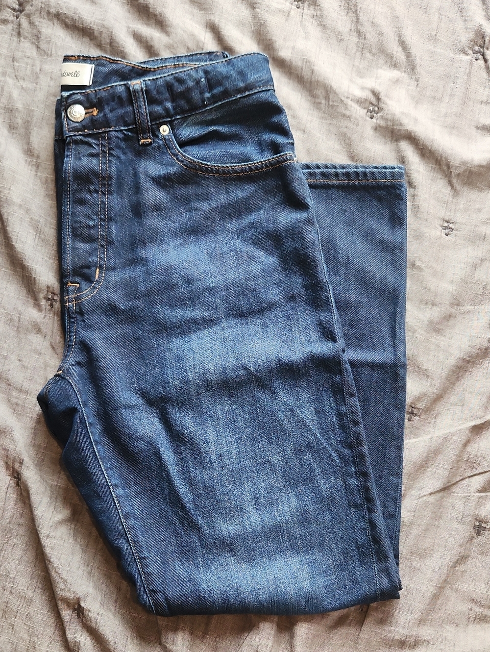 Madewell Curvy Dean Easy Straight Jean